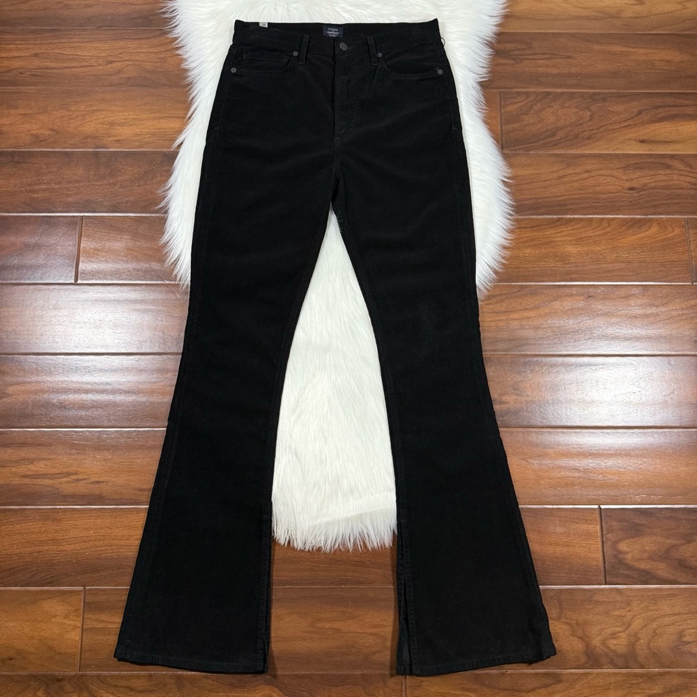 Citizens of Humanity Size 28 Black‎ Corduroy Georgia High Rise Bootcut Jeans